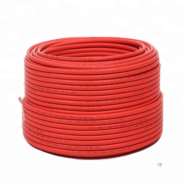 6mm2 Dc Electric Solar PV Cable Single Core For Pv System 10AWG