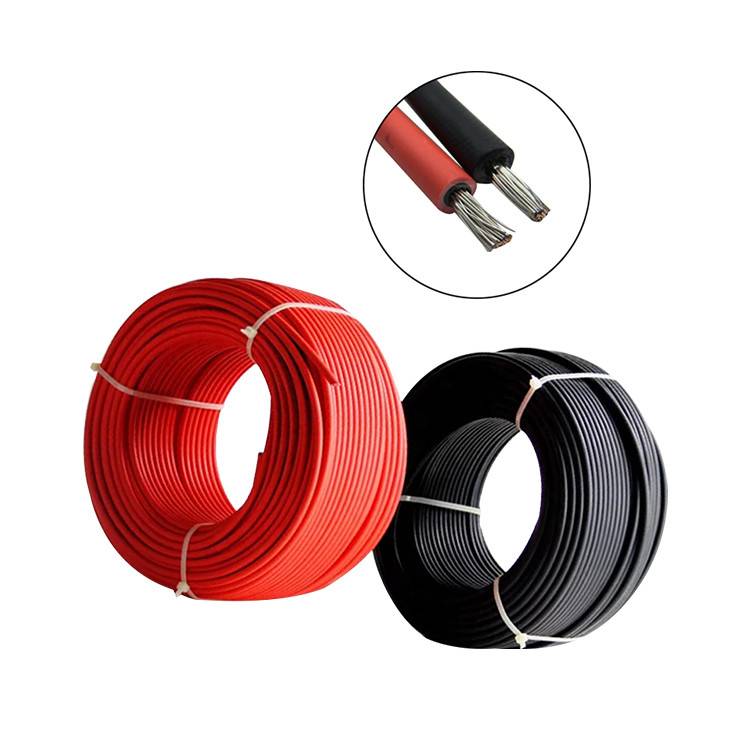 Electrical Wires DC Power Solar PV Cable With Plug Connector Temperature Control Switch