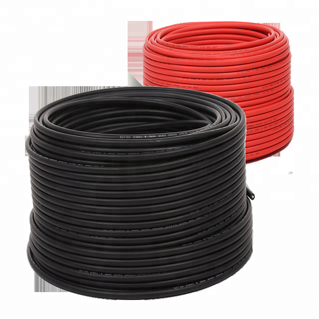 Electrical Wires DC Power Solar PV Cable With Plug Connector Temperature Control Switch