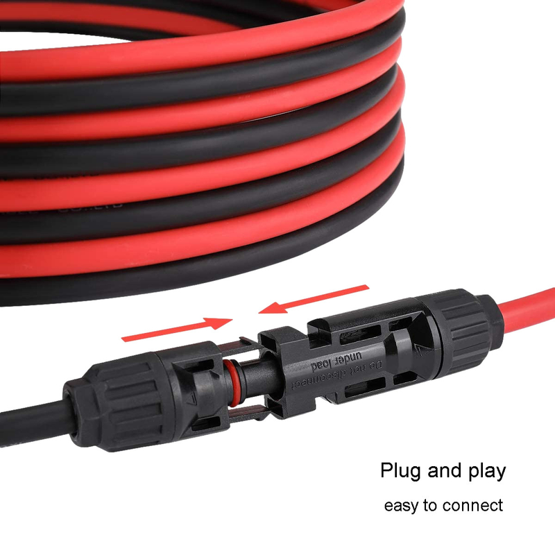 10Mm Solar Power Extension Cable Pv1 F Dual Pv Wire Single Core 6mm