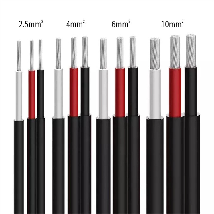 Extension Solar Panel PV Cable 2.5mm DC1000V 30A For Power Station Connector
