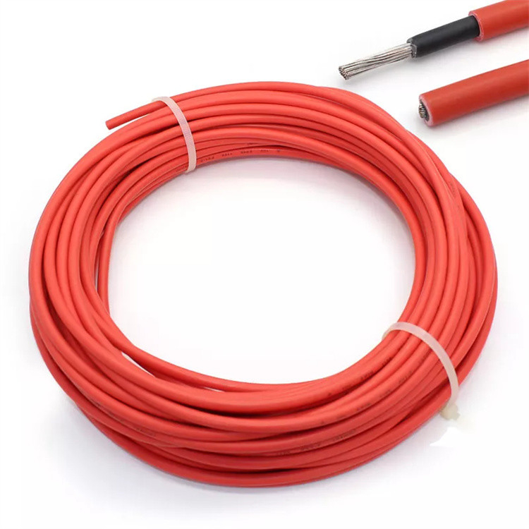 6 AWG Solar Boat Motorcycle PV Cable 20 Inch Pure Copper Battery Power