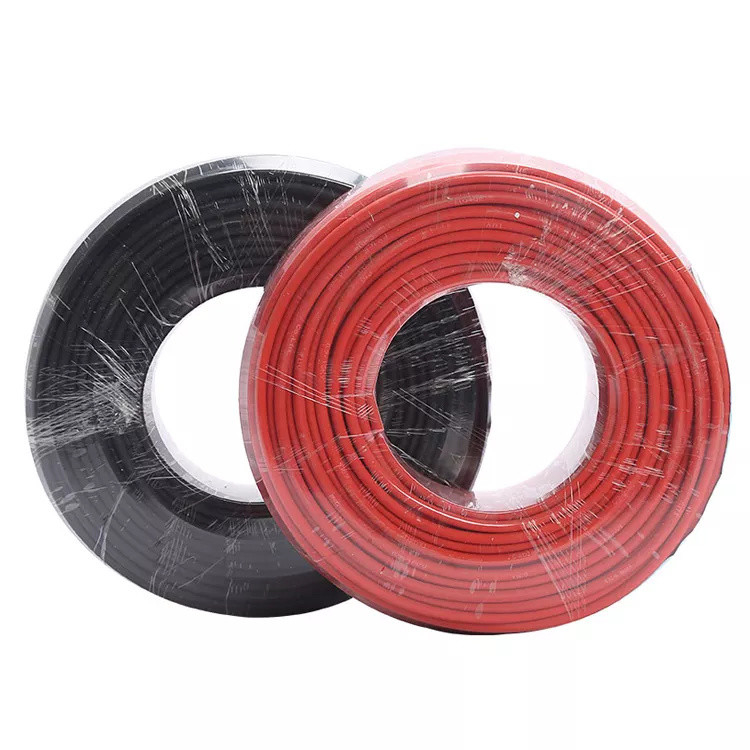 Electrical Wires DC Power Solar PV Cable With Plug Connector Temperature Control Switch