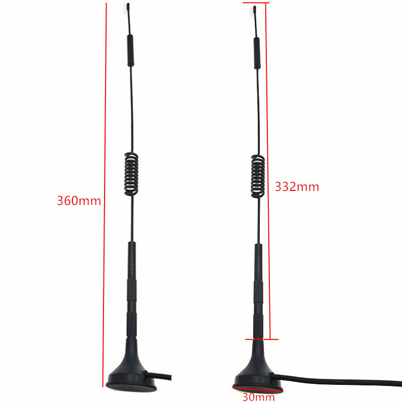 360mm 4G LTE With Magnetic Base 14dBi High Gain For Gateway Device With SMA/TS9