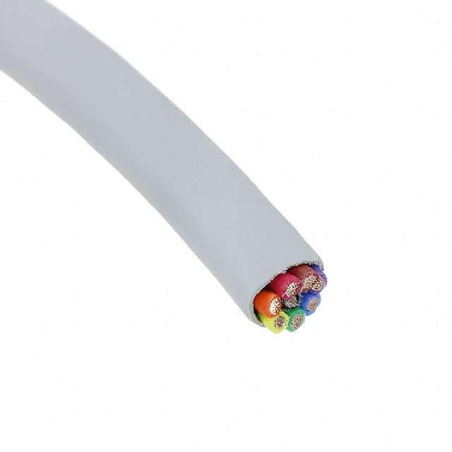 78018 Sl005-100-Nd 8 Core Alpha Wire Cable Slate 26awg 100.0' Multi Core