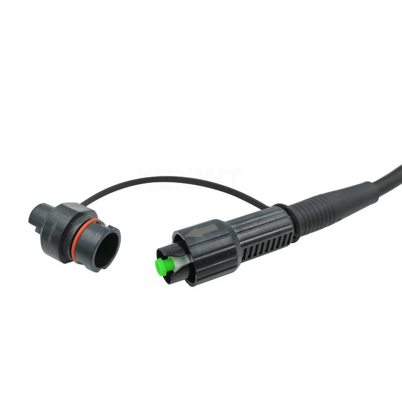 IP68 Waterproof Network Patch Cord Mini Armored 3m With Connector Fiber Optic
