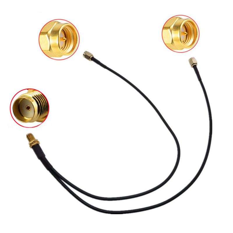 SMA Male To Sma Female RF Antenna Extension RG316 RG174 RP Male Female 1 To 2 Cable