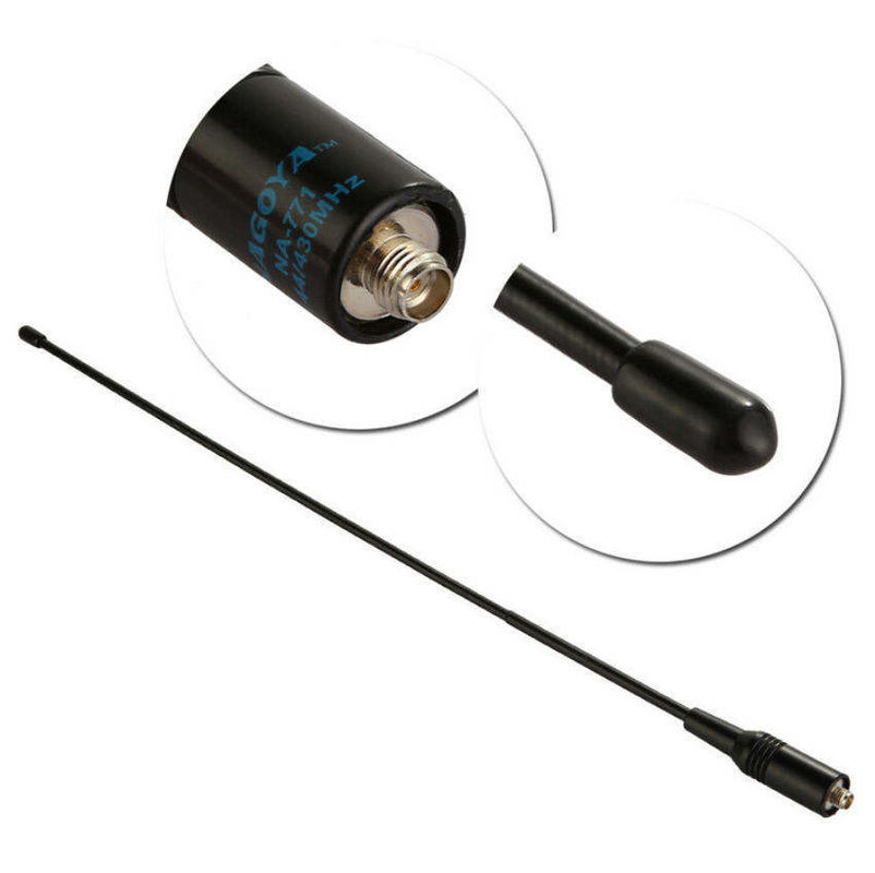 Super FM Antenna 144/433MHz dual frequency automatic radio antenna SMA female VHF/UHF antenna