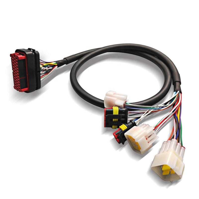 Wiring Harness Wire AssemblyAutomotive Wiring Harness Trailer Wire Trailer Header 1-7P Automation Instrument Harnesses