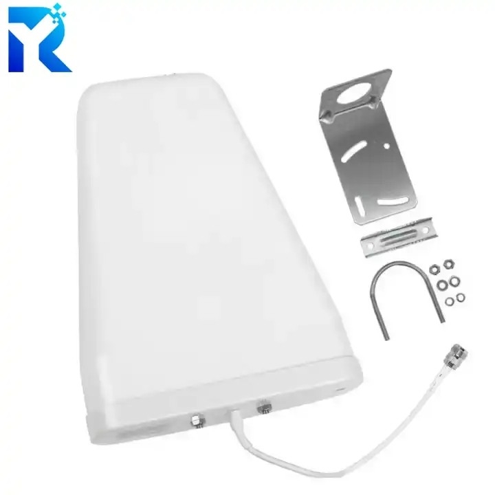 4G LTE Yagi Antenna with N Female Connector and White 5D-FB L= 300mm Terminal Line