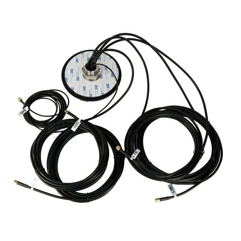 Outdoor Waterproof 5 In 1 Combo Puck Hockey MIMO 5g WiFi 2.4GHZ GPS Screw Mount