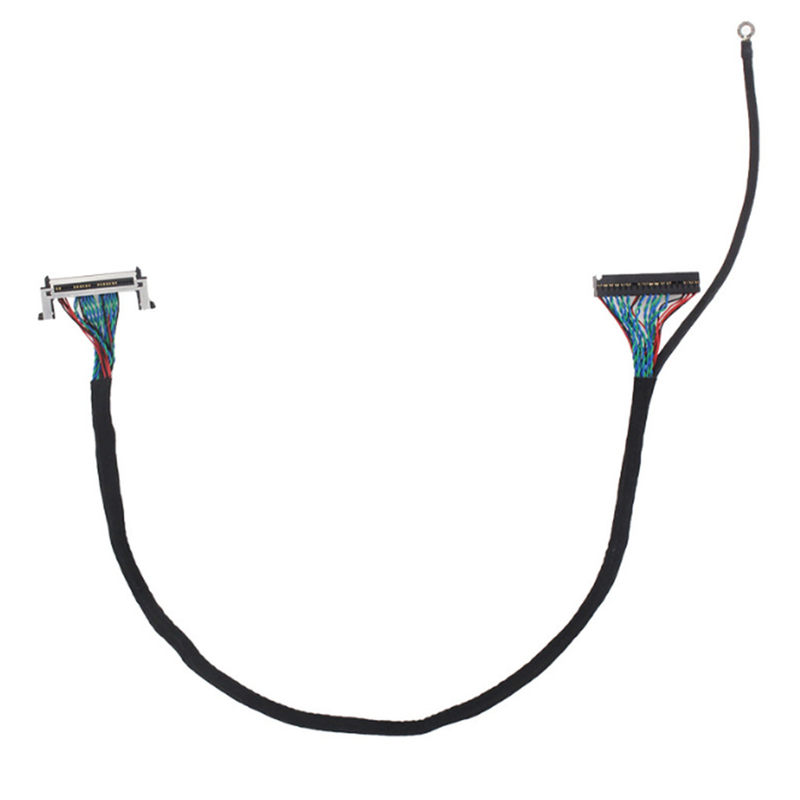 OEM ODM LVDS Cable Assembly Wire Harness Electrical 40 Pin 20 Pin 30 Pin