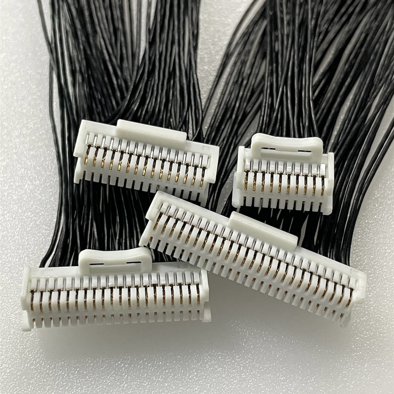 Custom DF50S-30DS-1C HRS connector 30 pin Lvds cable assembly