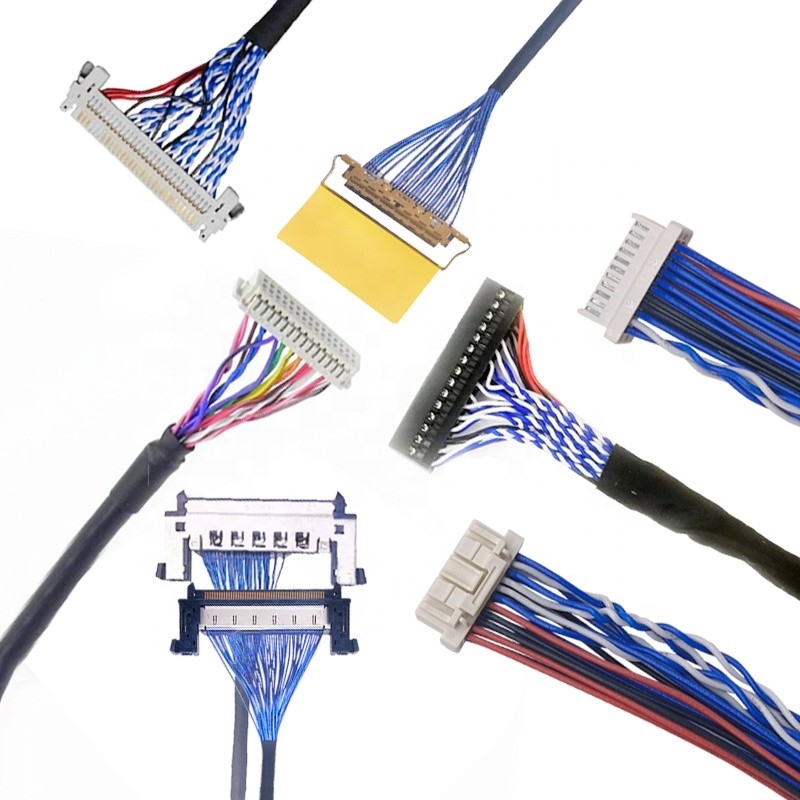 Outdoor LCD LVDS TV Cable For TV High Performance 46inch DHL FEDEX Connector TNT Assembly