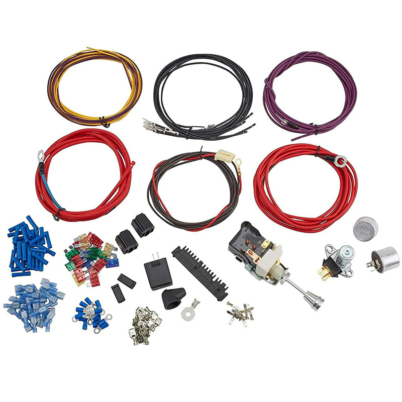 10 12 20 circuit fuse box universal custom wire harness automotive wire harness with 12 V relay for car or truck