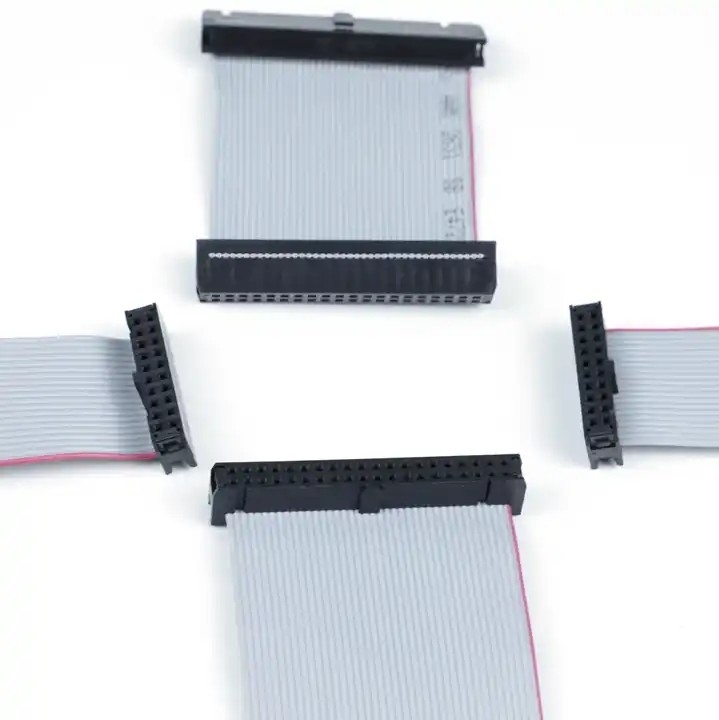 2.54 IDC Connector Flat Cable Assembly With 0.635 1.0 1.27mm Pitch Ribbon Cable