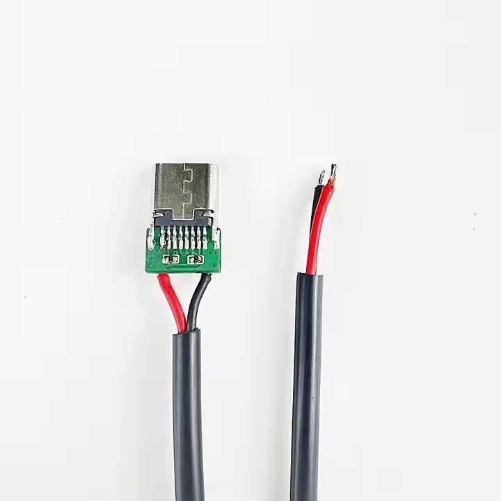 High Quality Performance Wholesale Nickel Plated Type C USB Male Solder Connector USB Type C Plug Extension