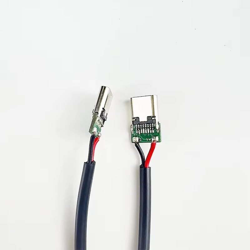 High Quality Performance Wholesale Nickel Plated Type C USB Male Solder Connector USB Type C Plug Extension