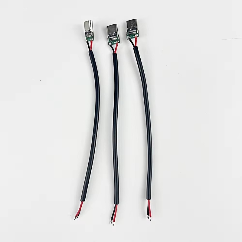 High Quality Performance Wholesale Nickel Plated Type C USB Male Solder Connector USB Type C Plug Extension