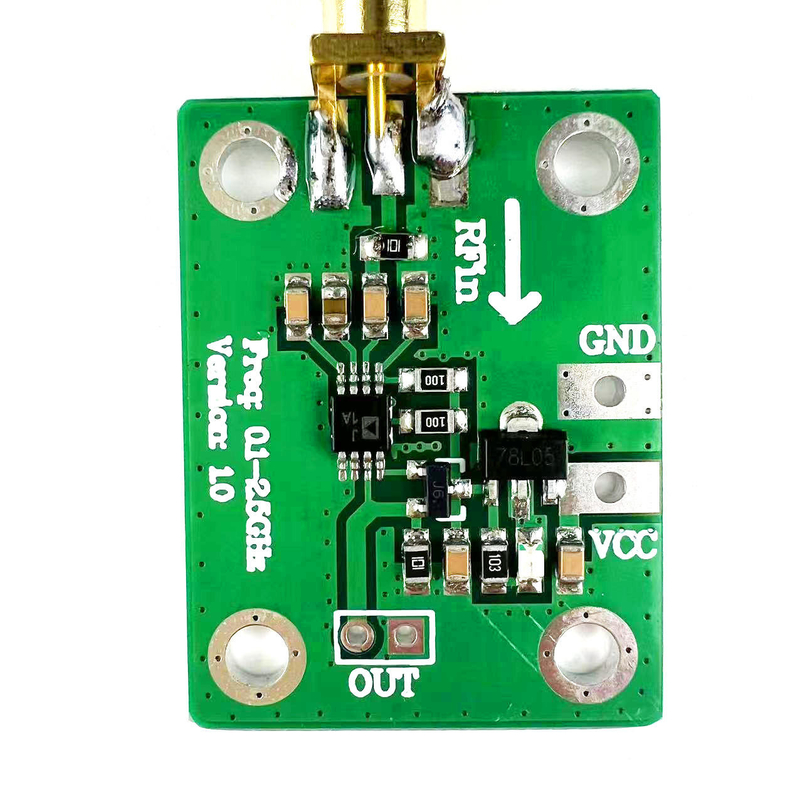 AD8313 Logarithmic Detector -72dBm -2dBm 0.1-2.5GHz RF Power Analyzer Board 7-15V Power Microwave Radio Detection Module
