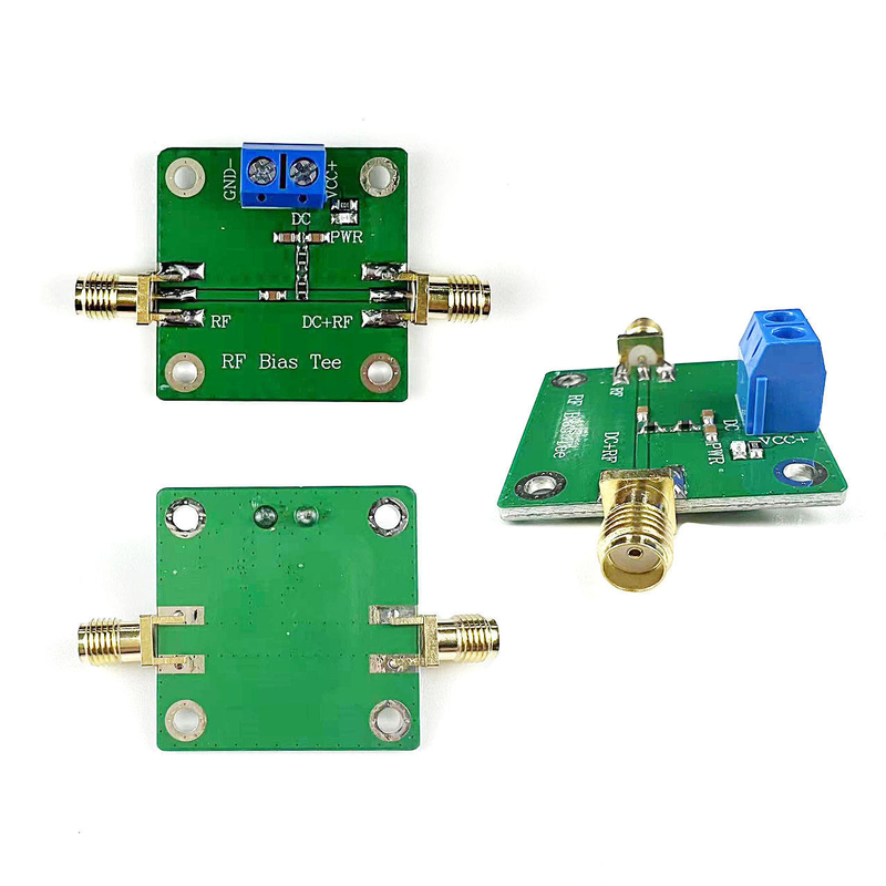 RF Bias Tee Feed Wideband Microwave DC Blocker 10-6000MHz 6GHz for HAM Radio RTL SDR LNA Low Noise Amplifier