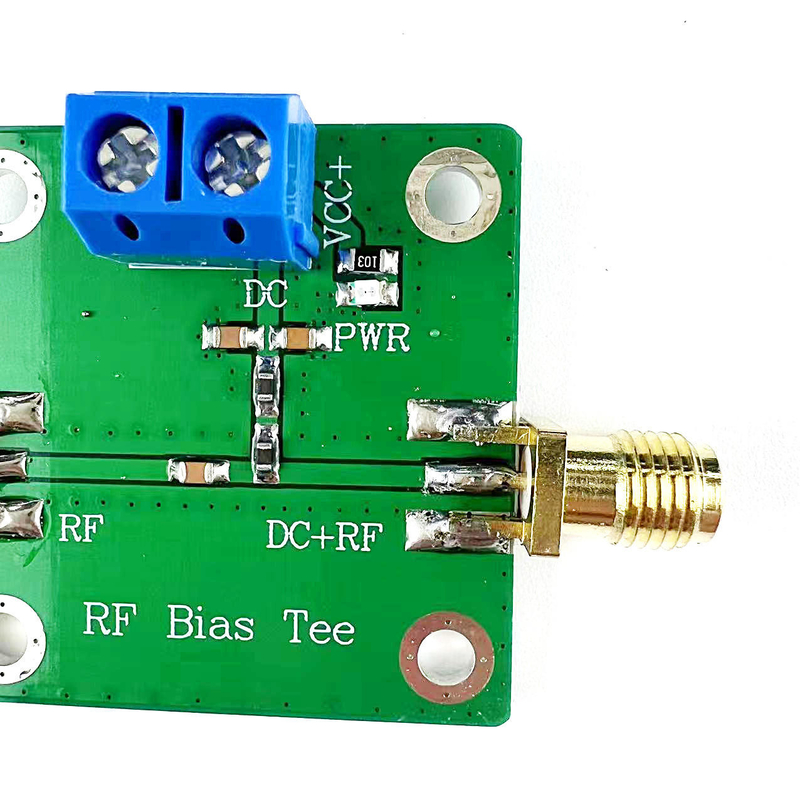 RF Bias Tee Feed Wideband Microwave DC Blocker 10-6000MHz 6GHz for HAM Radio RTL SDR LNA Low Noise Amplifier