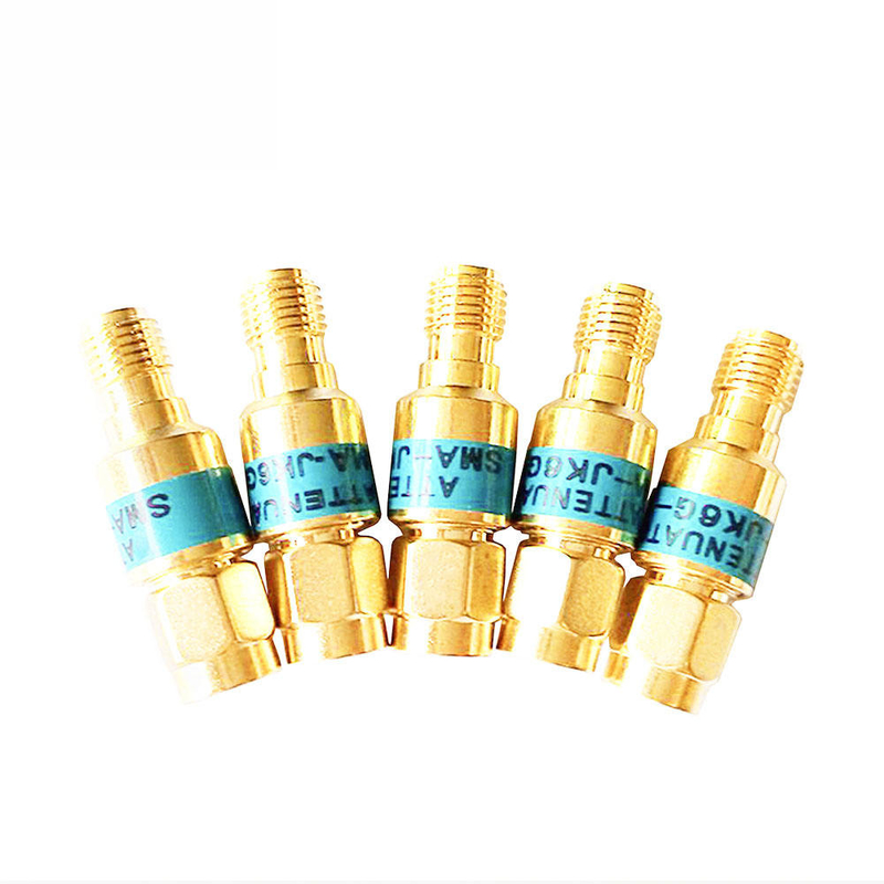 2W DC-6GHz SMA Male to SMA Female Coaxial RF Attenuator 1/2/3/5/6/10/15/30db Attenuator SMA Fixed Connectors Gold Plate