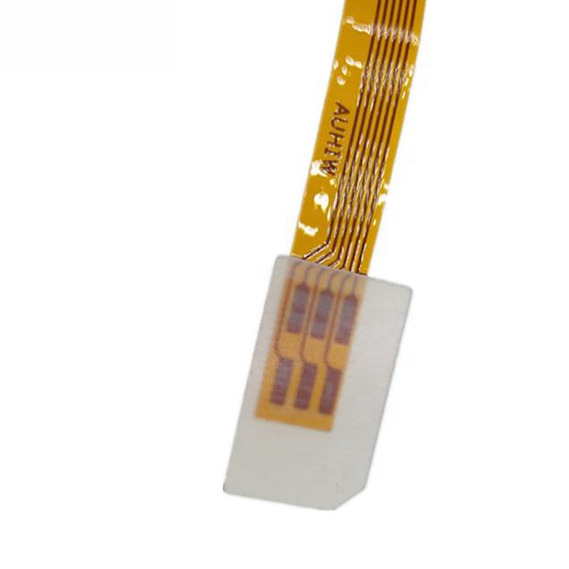 GSM CDMA Standard UIM SIM Card Kit Male To Female Extension Soft Flat FPC Cable