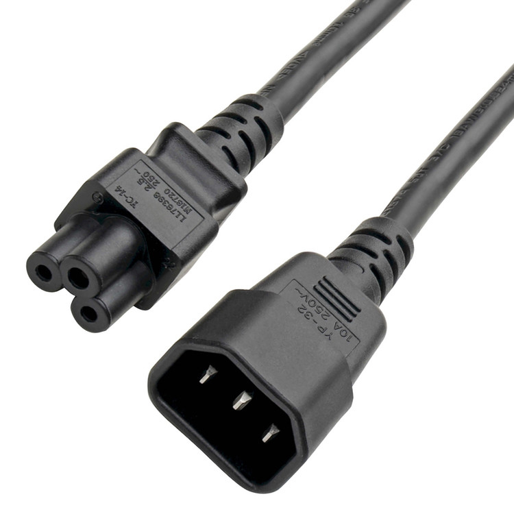 RY Connector Adapters C14 To C5 Power Adapter Cord 7a 250v 18 Awg