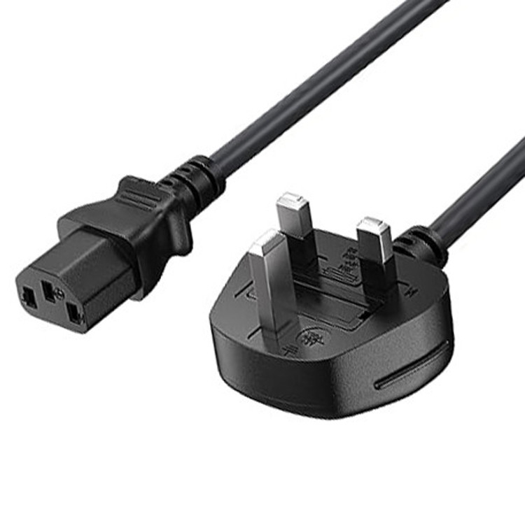 RY C13 To Uk Plug Power Cord Bs1363 18awg 250v Length For Most Computers Printers And Other Devices