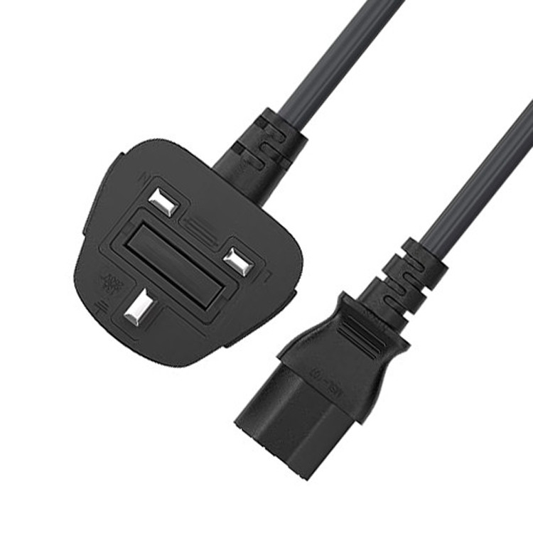 RY C13 To Uk Plug Power Cord Bs1363 18awg 250v Length For Most Computers Printers And Other Devices