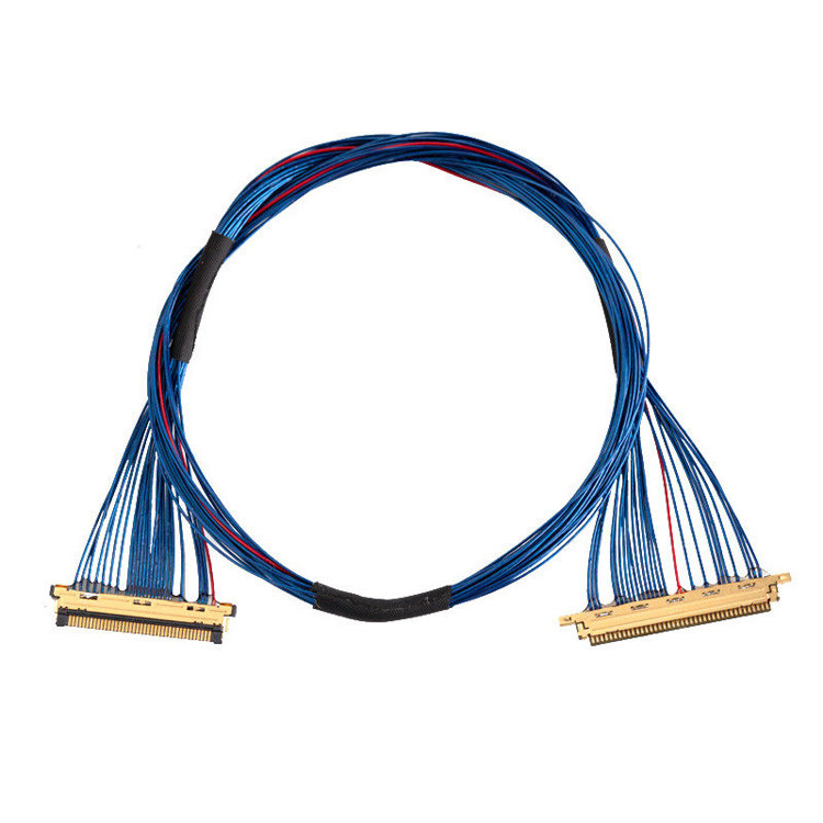 Custom Lvds Jae Micro Coaxial Cable Fi Jt40c Csh1 To Hd1p040ma1 For Vr Glasses