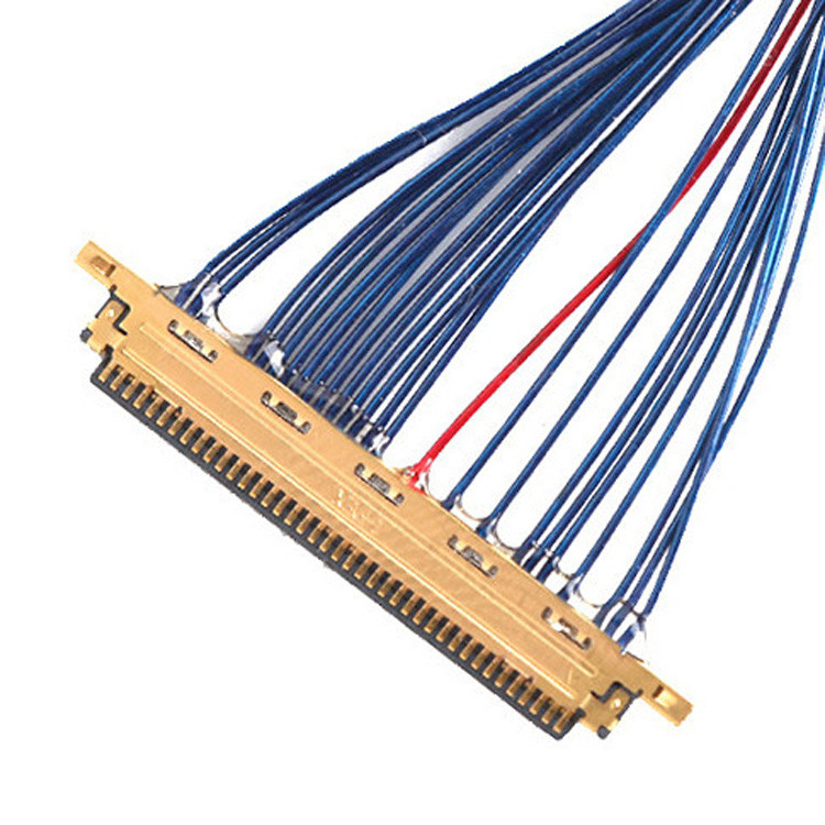 Custom Lvds Jae Micro Coaxial Cable Fi Jt40c Csh1 To Hd1p040ma1 For Vr Glasses