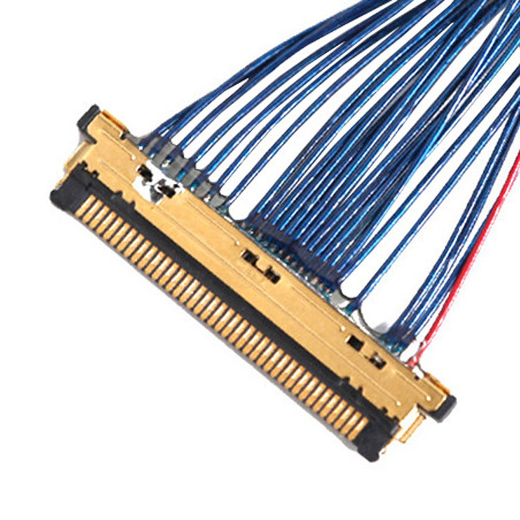Custom Lvds Jae Micro Coaxial Cable Fi Jt40c Csh1 To Hd1p040ma1 For Vr Glasses