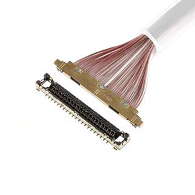 Custom Ipex Lcd Edp Cable 0.25mm Pitch Ipex Cabline-Ux Ii 30p Micro Coaxial Cable 20531 030t 02 Micro Coaxial Cable