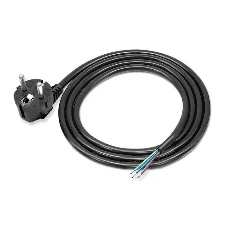 Good Selling EU Power Cord 3G 18 Awg 1.5M Single Head Bare Wire Tail Peeled Tin Tail For Home Appliance Or Power Tool