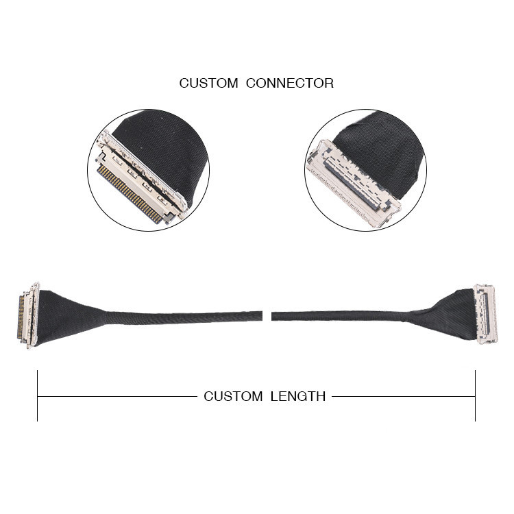Factory Customized IPEX 20679 0.4 MM Pitch 20pin 30pin 40pin 50pin Micro Coaxial Connector Horizontal Direction