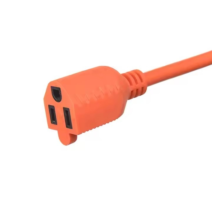 SJWT #12/14/16 AWG extension cable 10A 13A 15A 125V types ground earthing 3pin electric 125v USA power cords