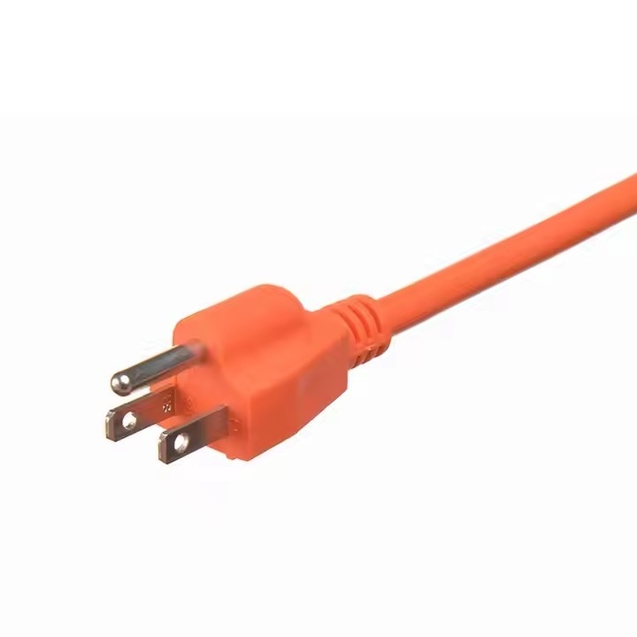 SJWT #12/14/16 AWG extension cable 10A 13A 15A 125V types ground earthing 3pin electric 125v USA power cords