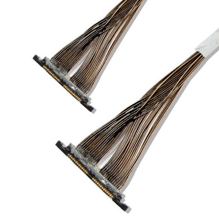 For Drone Camera Connector And Mechanical Connection 0.3mm Micro Coaxial Cable DF56 26P 0.3SD