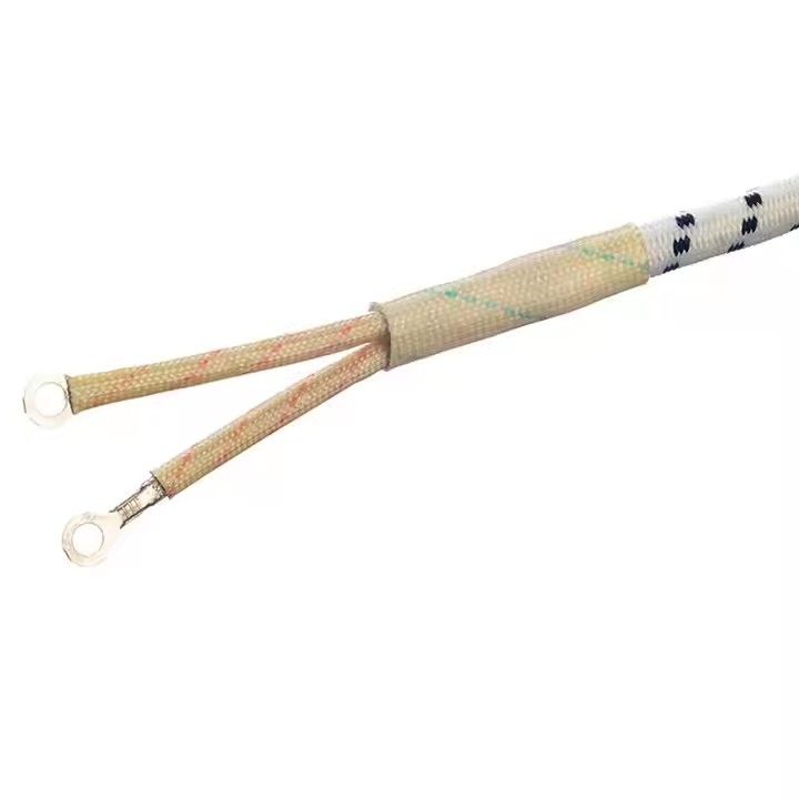 Hot Selling 2 Pin 220v 16a Braided Wire Power Cord Cable Led Lamp E27 Dc Copper Karachi power cord for Iron in Pakistan