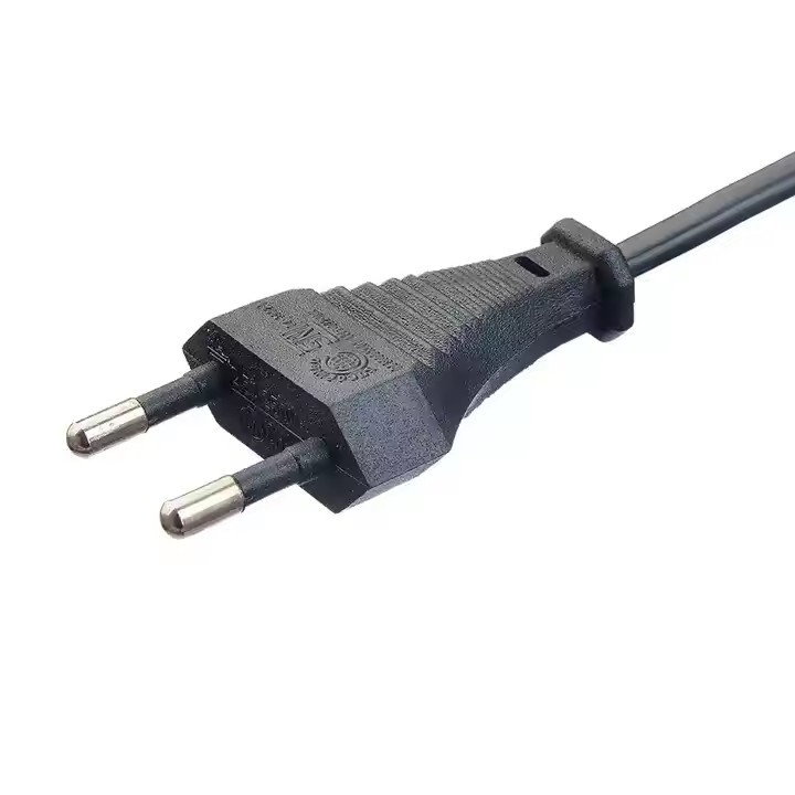 SNI Approved 2 Pin Type C7 Figure 8 Shape Female Plug Black Power Cable Cord 1.2M/1.5M/1.8M Length Household Restaurant