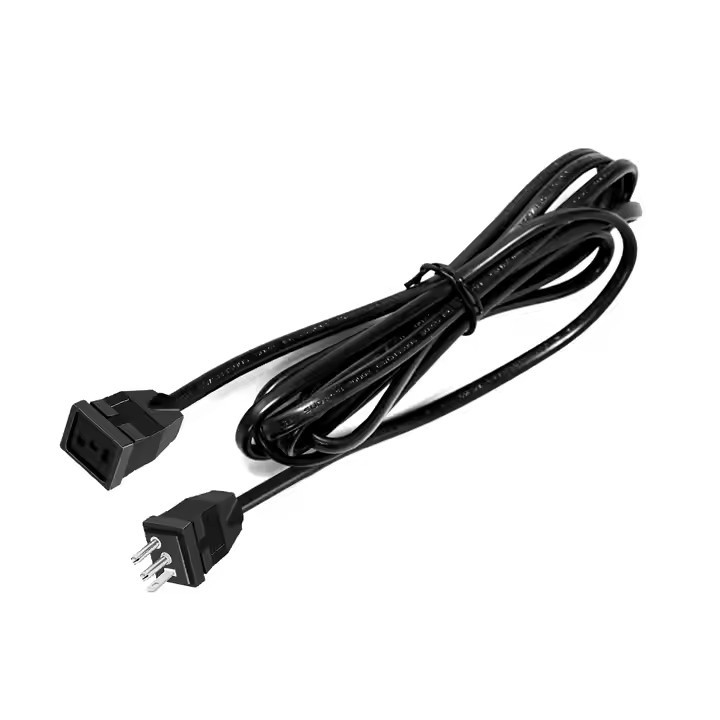 ETL UL817/CSA C22.2 SJT 3X14 To 10AWG 3 Pin US Black Power Cord Extension Industrial US Extension Cords For Lighting