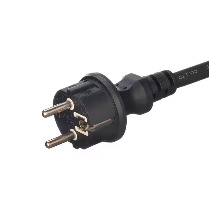 GS Approval H07RN-F 3X1.5 3m Black High Quality Eu Power Cord Waterproof Rubber Sheath Cable For Outdoor Industry Power