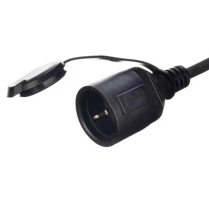 GS Approval H07RN-F 3X1.5 3m Black High Quality Eu Power Cord Waterproof Rubber Sheath Cable For Outdoor Industry Power