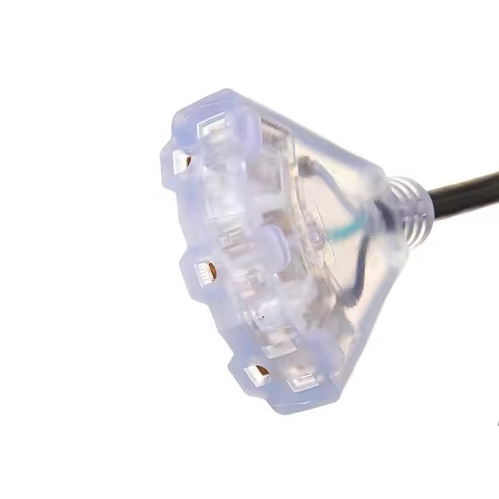 ETL Approval Heavy Duty Us 3-Prong 10 Ft Long 12 Gauge Extension Cords 50 Feet 2 Prong Light Cord