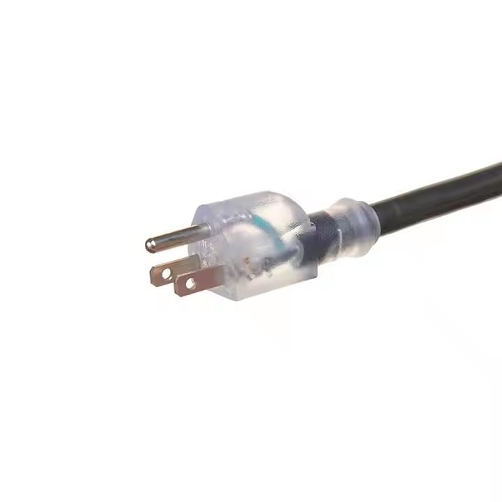 ETL Approval Heavy Duty Us 3-Prong 10 Ft Long 12 Gauge Extension Cords 50 Feet 2 Prong Light Cord