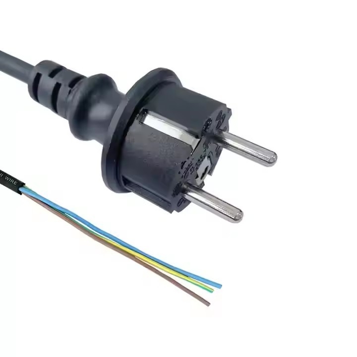 European Waterproof Plug Socket Connector Power Cord Customized OEM Color 10A/16A 250V AC