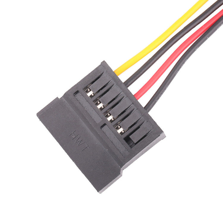 SATA Custom Cable Assembly E320444 UL1007 Transitioning From C01-15CF41000A To C01-H-157F100A