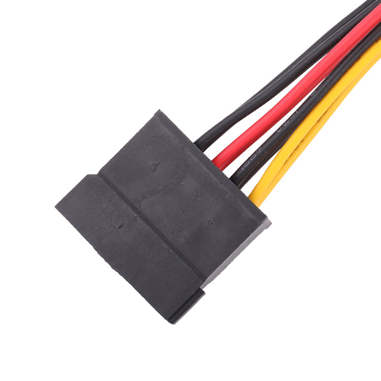 SATA Custom Cable Assembly E320444 UL1007 Transitioning From C01-15CF41000A To C01-H-157F100A